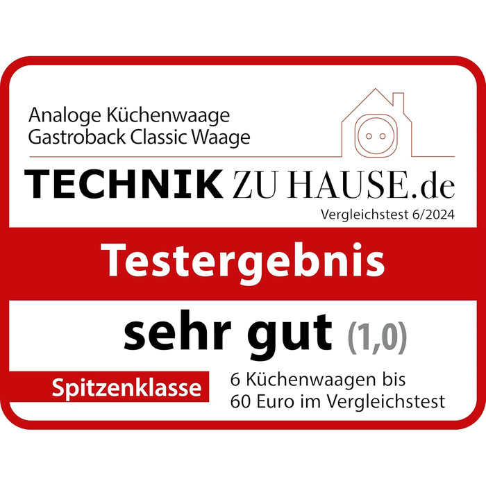 Ваги, 2 кг з функцією тари, кухонні ваги, аналогові, з чашею для зважування, поліровані, нержавіюча сталь сріблястого кольору, 301
