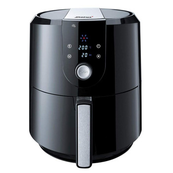 Аерофритюрниця Steba HF 5000 XL, 5.2 л, антипригарне покриття, функція підігріву, 7 автопрограм, 1800 Вт, чорна