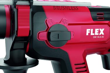 Акумуляторний перфоратор Flex CHE 18.0-EC C (без акумулятора, з безщітковим двигуном, напруга акумулятора 18 В, кількість ударів в хвилину 0-4500, максимальна енергія удару 1,7 Дж) 491284