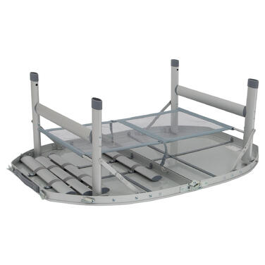 Стіл Bo-Camp Premium Oval 100x70 cm Grey (1404424)