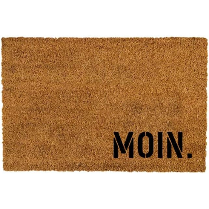 Привіт. Кокосовий килимок для дверей Килимок для дверей Вхідний килимок Килимок 40 x 60 см з написом Подарунок Весілля День народження Новосілля Різдво