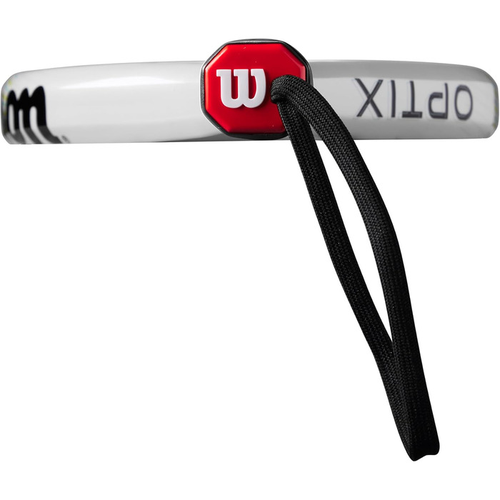 Ракетка для паделя Wilson Optix V1 – біла, серія Unisex, розмір 4-1/4" (2)