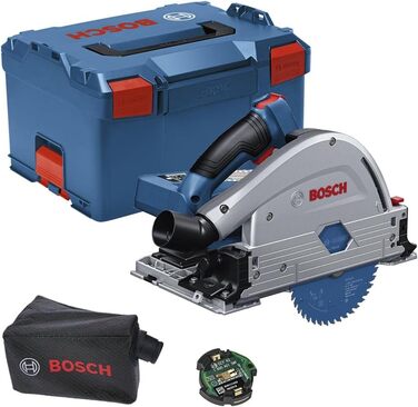 Акумуляторна дискова пила для занурювального пиляння Bosch Professional BITURBO GKT 18V-52 GC (попередньо встановлені рівні швидко