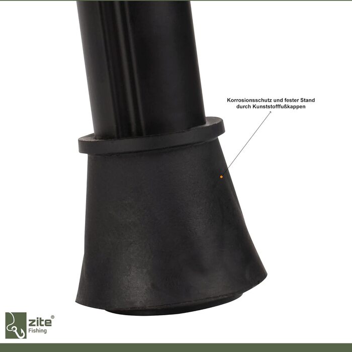 Рибальський наметовий стіл Zite - Наметовий стіл з сумкою для перенесення для коропових рибалок, кемпінгу тощо - Складаний та регульований по висоті стіл для бойлів - Складаний рибальський стіл