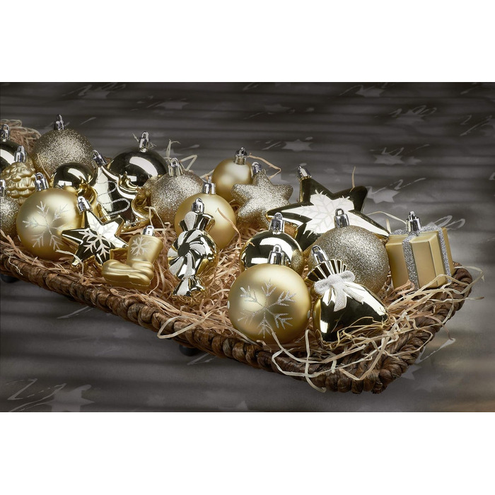 Набір різдвяних кульок 77 шт BRUBAKER