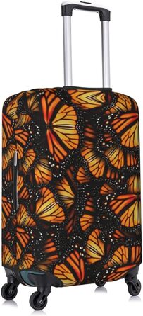 Чохол на валізу Метелики Монарх - еластичний, захисний, миється, антиподряпний, для дітей та дорослих (45.7-53.3 см)