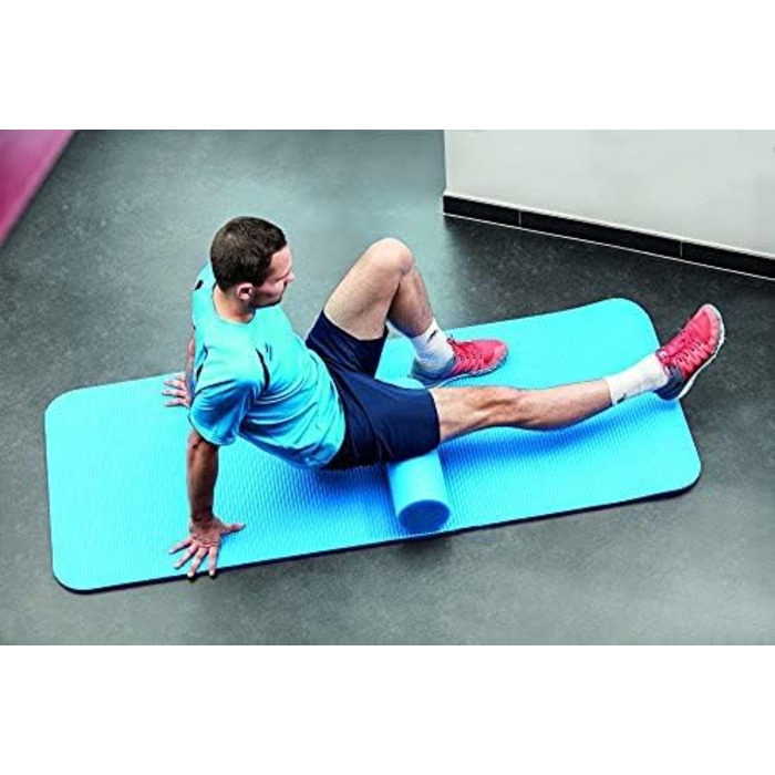 Ролики для пілатесу NMC сині 90x15 см, пілатес, йога, гімнастичні, фітнес, пінопластові, зручні
