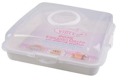 Тортівниця Violet House 0036 Каризма White 13х38х38 см (6900231)