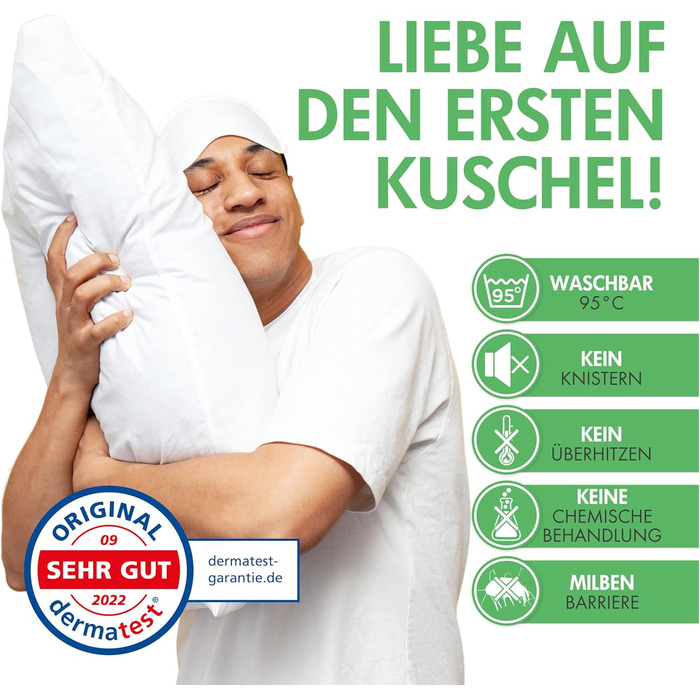 Підковдра, стійка до кліщів 135x200 Гіпоалергенна підковдра, медично протестована Преміальне покриття від кліщів та клопів Гіпоалергенна постільна білизна 135x200 см