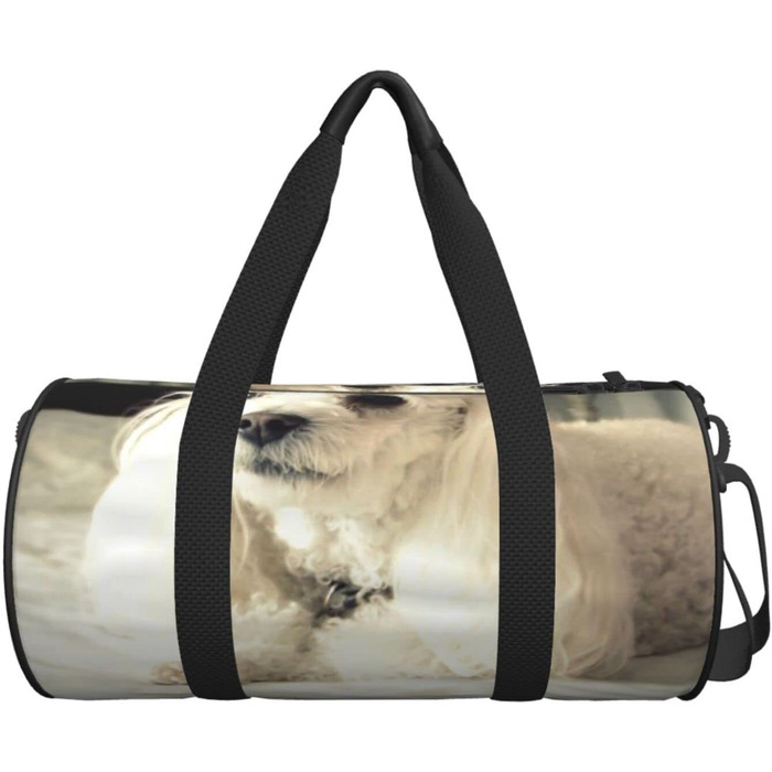 Спортивна дорожня сумка Французький пудель, унісекс, велика спортивна сумка-мішок