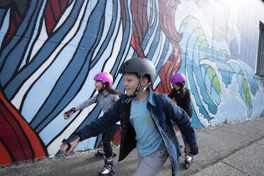 Чорний - синій - помаранчевий, 2 Raider Pro Inline Skates L (EU 35-40 / UK 3-7 / US 4-8)