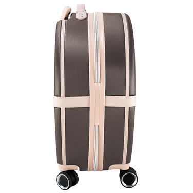 Валіза Semi Line 24' (M) Brown/Pink Cream (T5673-3)