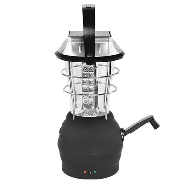 Сонячний динамо-ліхтар Valink 36 світлодіодний ручний ліхтар-ліхтар із динамо-підвіскою для кемпінгу, полювання, пішого туризму, вітрильного спорту, водонепроникний з 3 режимами яскравості