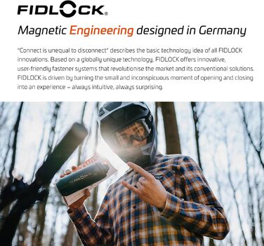 Пляшка Fidlock TWIST 590 велосипедна основа велосипедна пляшка для води об&39ємом 590 мл з магнітно-механічним тримачем, включаючи тримач, без BPA та придатна для миття в посудомийній машині, колір чорний, 590 мл