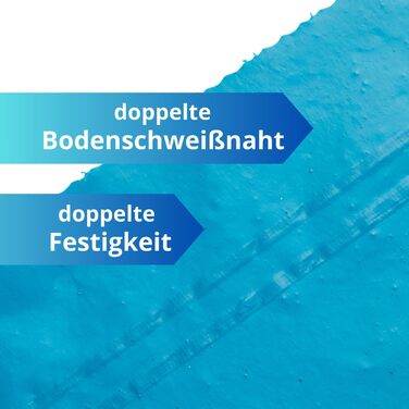 Професійні сміттєві пакети TONECO, 100 надміцних пакетів для сміття - 70 см x 110 см - Сині сміттєві пакети, 120 л - 10 рулонів - Надзвичайно міцні - 100 перероблена плівка (10)