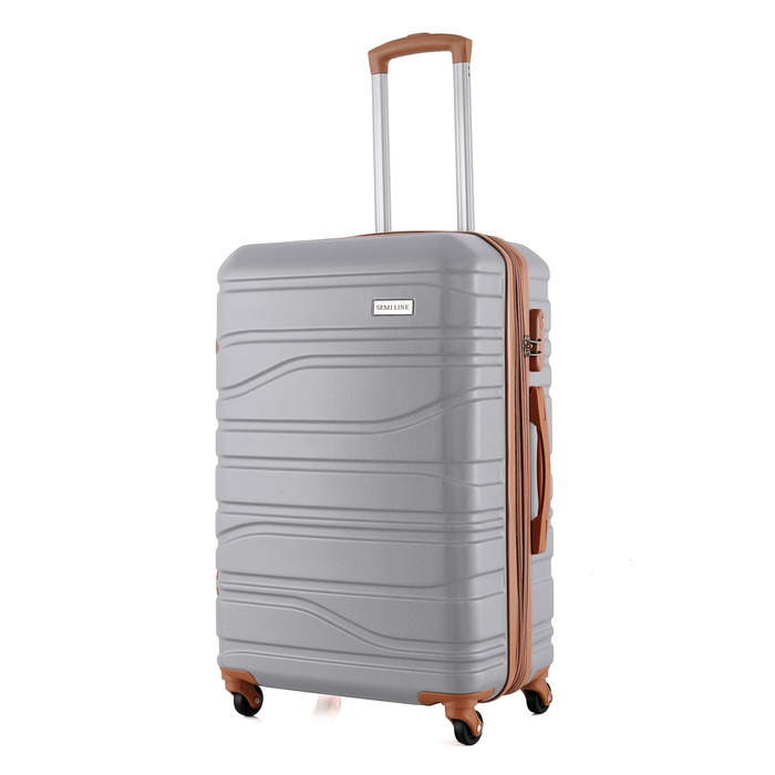 Валіза Semi Line 24' (M) Light Grey (T5715-2)