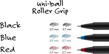 Водонепроникна ручка Deluxe Roller Ball Stick, чорне чорнило, Micro - Dozen від Uni-ball