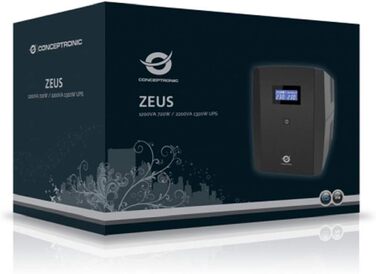 ДБЖ Conceptronic ZEUS04EM 2200 ВА 1320 Вт (2200 ВА / 1320 Вт, 6 роз'ємів IEC)