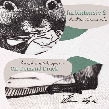 Чайний рушник напівльняний (зроблено в ЄС) I Дизайнерський кухонний рушник 50x70 см I OEKO-TEX I Серветки для посуду Chipseichhoer