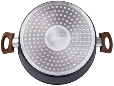 Каструля Bravo Chef класична 20 см (2.6 л) з кришкою (6917687)