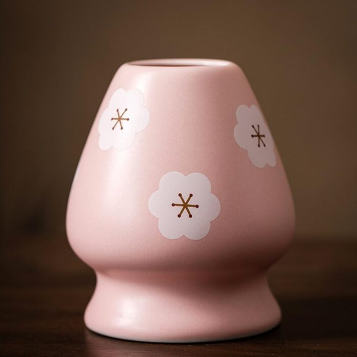 Набір для приготування матчі вінчик та чаша (2 предмети) традиційна японська чаша для чайної церемонії, ідеальний подарунок з ніжним квітковим орнаментом