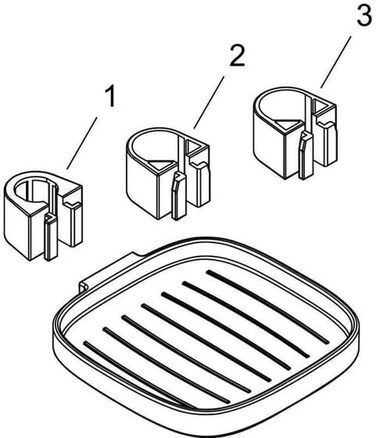 Мильниця Hansgrohe для Casetta Softcube 26519000 Душова стійка 26519000 Інше 1.0