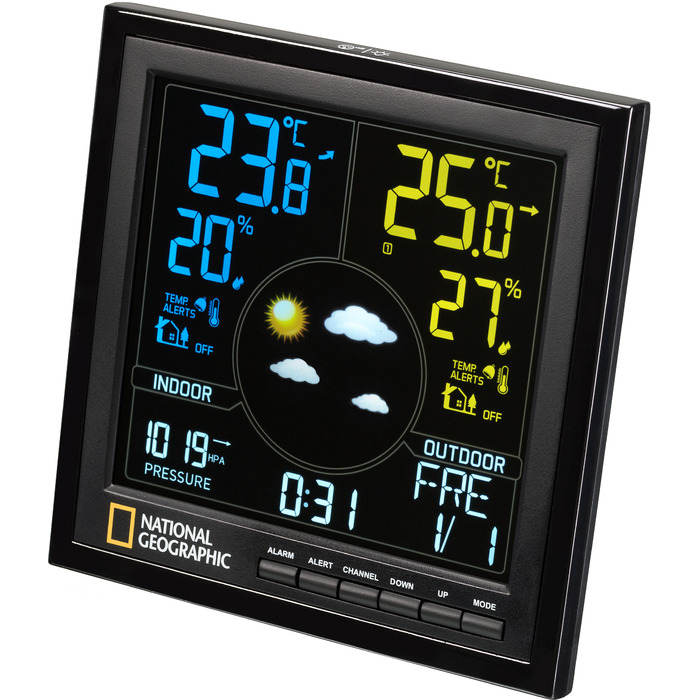 Метеостанція National Geographic VA Colour (Black) (9070600)