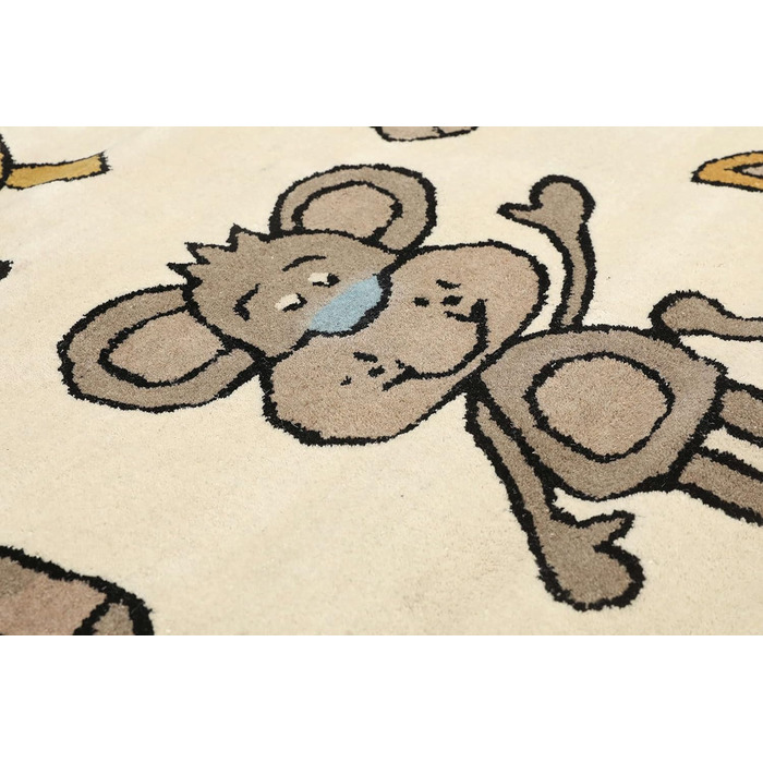 Килимок ручної роботи Savann, Килимок для дитячої кімнати, 170 x 240 см, Дитячий килимок для дітей, Ігровий килимок для немовлят,