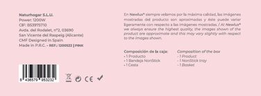 Мультипіч 2 л Air Power V20 (1200 Вт) з 8 програмами та сенсорною LED-панеллю, фритюрниця 2 л (до 230 C) для 2 осіб, легко чиститься та з додатком рецептів - без PFOA Корал 2 Літрос 3-й Корал