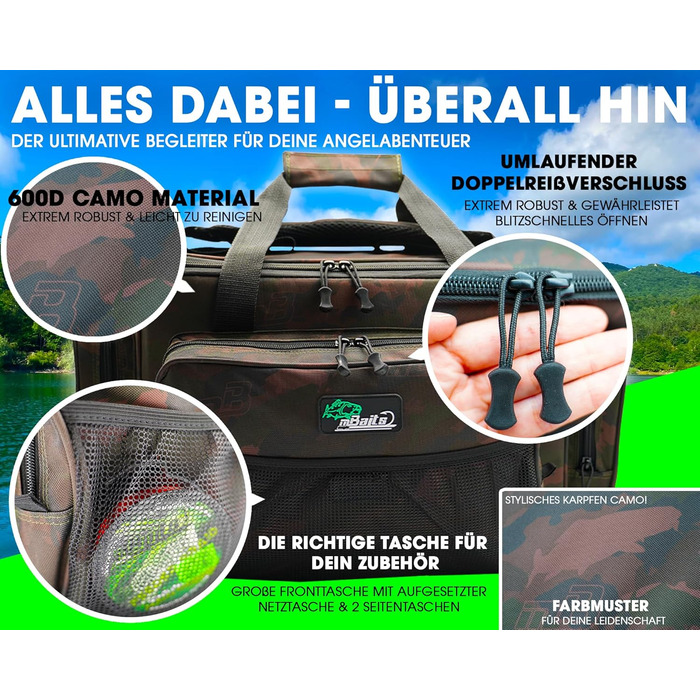 Сумка для риболовлі Angel-Berger Carryall Carp Bag