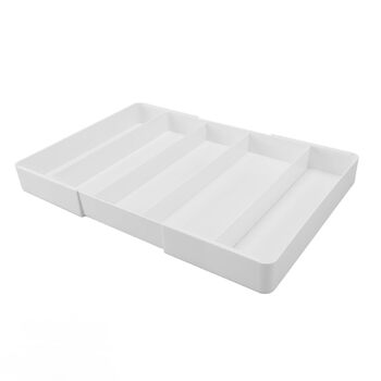 Лоток для столових приборів у шухляді, багатофункціональний, органайзер для офісного столу, роздільник для косметичних шухляд, туалетний столик у спальні, рішення для зберігання з ABS-пластику