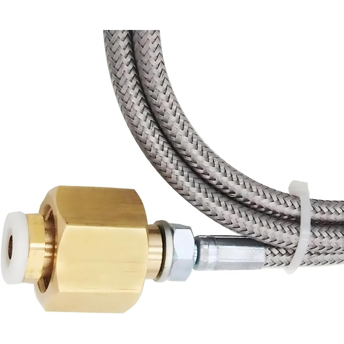 Адаптер шланг високого тиску 150 см для більших балонів CO2 підходить для виробника газованої води Grohe Blue Home для перенесення шланга CO2