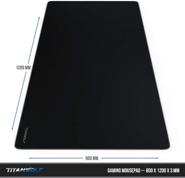 Ігровий килимок для миші Titanwolf 1200x600 мм XXXL Великий з Motif Table Pad Large Size - покращує точність і швидкість XXL, напр