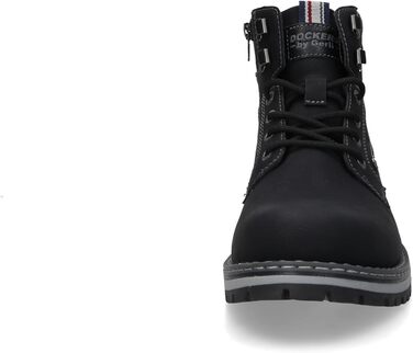 Чоловічі класичні ботильйони Dockers by Gerli, чоловічі ботильйони, знімна устілка, розмір 45 EU, чорні, 100