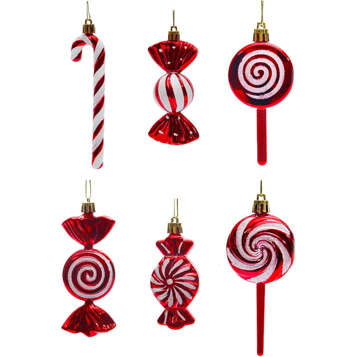 Різдвяні кулі 36 шт рожеве золото Xanorrg