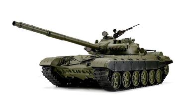 Радіокерований танк T-72 Heng Long 116 з функцією стрільби, димом, звуком та сталевою коробкою передач - 2,4Ghz V6.0 (Pro)