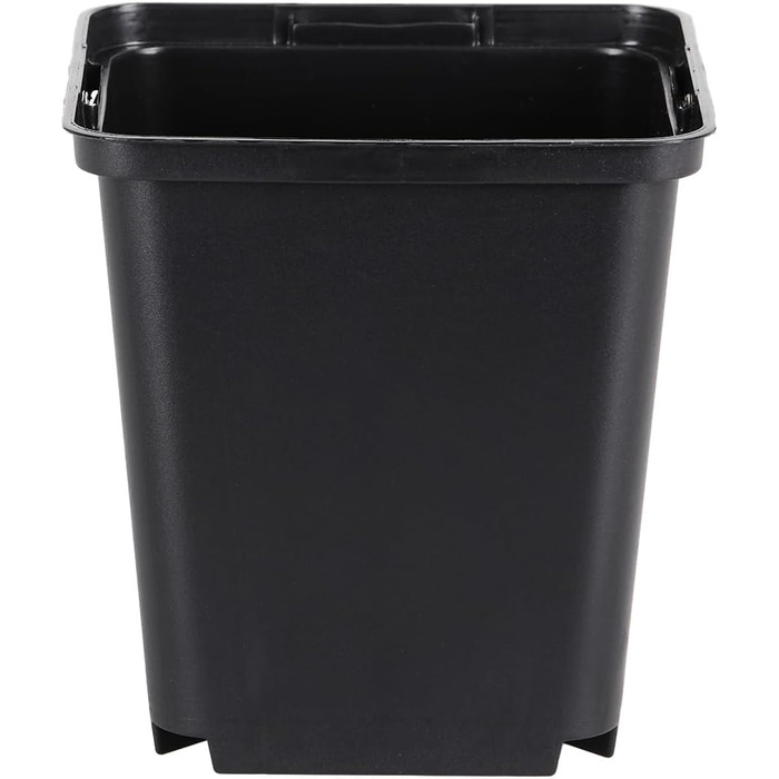 Квадратних горщиків для розсади з блюдцями, горщики для живців та розмноження розсади, з лотком, лотки для перенесення човників (горщики для розсади 9x9x9,5 блюдця 5 шт.) Горщики для розсади 9x9x9,5 блюдця, 5 шт., 18