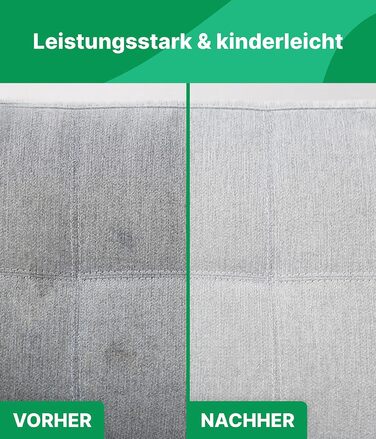 Засіб для чищення оббивки для диванів, диванів та автосидінь 500 мл включаючи щітку для оббивки - Sustainable & Anti Odor - Засіб