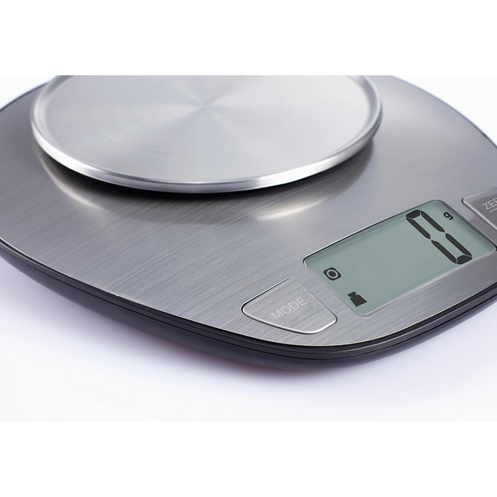 Цифрові кухонні ваги EXZACT з нержавіючої сталі - електронні кухонні ваги зі знімною чашею для випікання та приготування їжі - фун