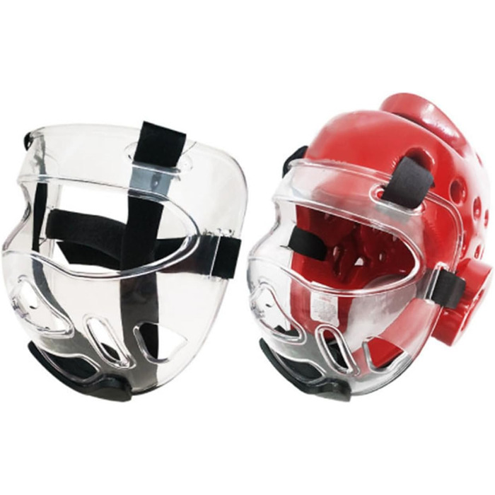 Шолом для тхеквондо, дихаючий, амортизуючий, багатоцільовий, захист голови, спаринг-шолом для спортивного боксу, синій, розмір M