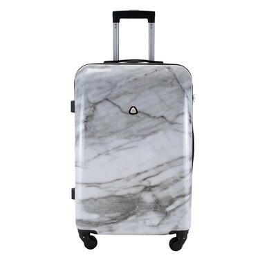 Валіза Semi Line 24' (M) White Marble (T5731-2)