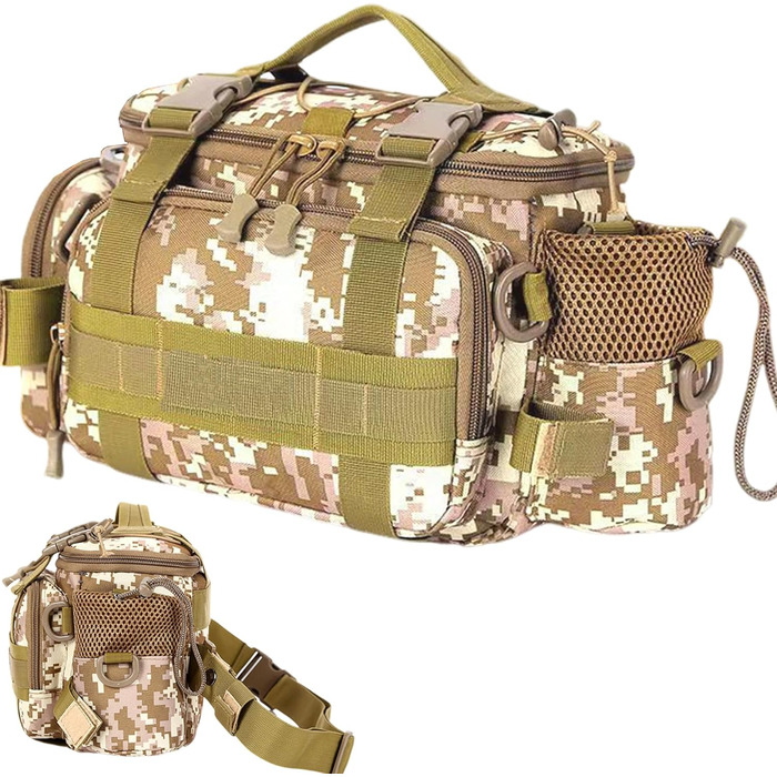 З великою місткістю, сумка для риболовлі великої місткості, водонепроникна сумка для зберігання рибалки, сумка для риболовлі на коропа, сумка на одне плече, колір жовтий