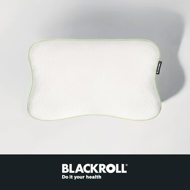 Підушка для відновлення BLACKROLL Recovery Pillow Plus (60x40 см), регульована по висоті, подушка для спокійного сну, ергономічна подушка для дому, подушка для шиї з віскозної піни з ефектом пам&39яті, зроблено в Німеччині