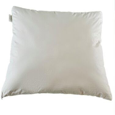 Класична подушка Kapok, веганська, екологічно чиста, органічна преміум-якість, виготовлена в Німеччині з волокон капок, підходить для алергіків, дихаюча (80 x 80 см)