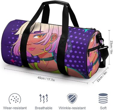 Яскрава дорожня сумка-мішок, фіолетова, для дівчат та хлопців, спортивна сумка, мішок для взуття, сумка для подорожей