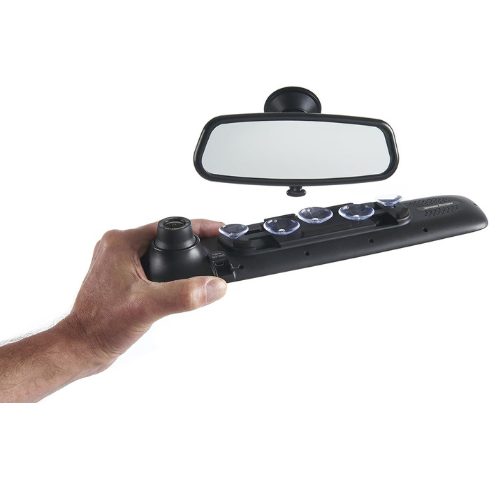 Відеореєстратор Nextbase NBDVRMIRROR для дзеркала заднього виду, 1080p/сек, 10,2 см (4 дюйми), LED, HD, DVR, цифровий відеореєстра