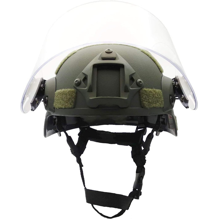 Тактичний захисний шолом для страйкболу, версія Mich 2000 Action, з кріпленням для NVG та вандалозахисною маскою-козирком для ігор на відкритому повітрі, страйкболу, пейнтболу та CS