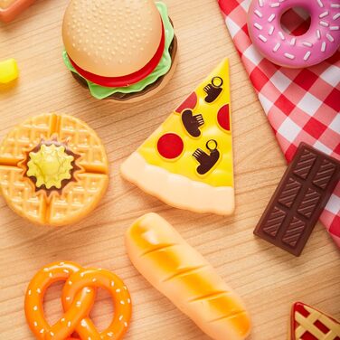 Дитячі пластикові іграшки з їжею, підроблена їжа, кухонний набір, іграшки для розвитку уяви для малюків, різдвяні подарунки на ден