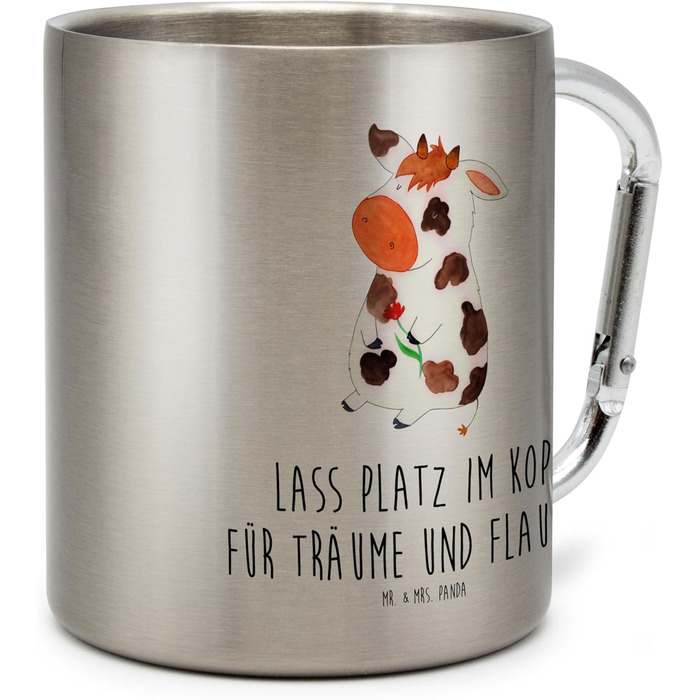 Термос-кухоль Містер і місіс Панда з коровою - подарунок, мрії, термос-кухоль, ферма, ізольований кухоль з нержавіючої сталі, ферма, молоко, корови, ізольований кухоль, чайна чашка, приказка, кухоль для пиття