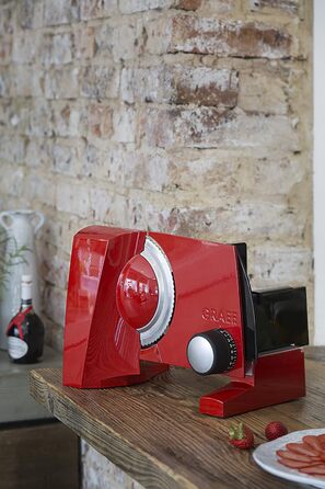 Нарізка для їжі Graef S10003, металева, червона